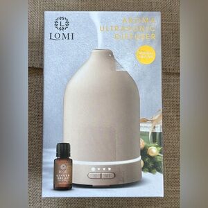 Lomi Aroma Ultrasonic Diffuser Holiday Edition With Gingerbread Oil Neutral